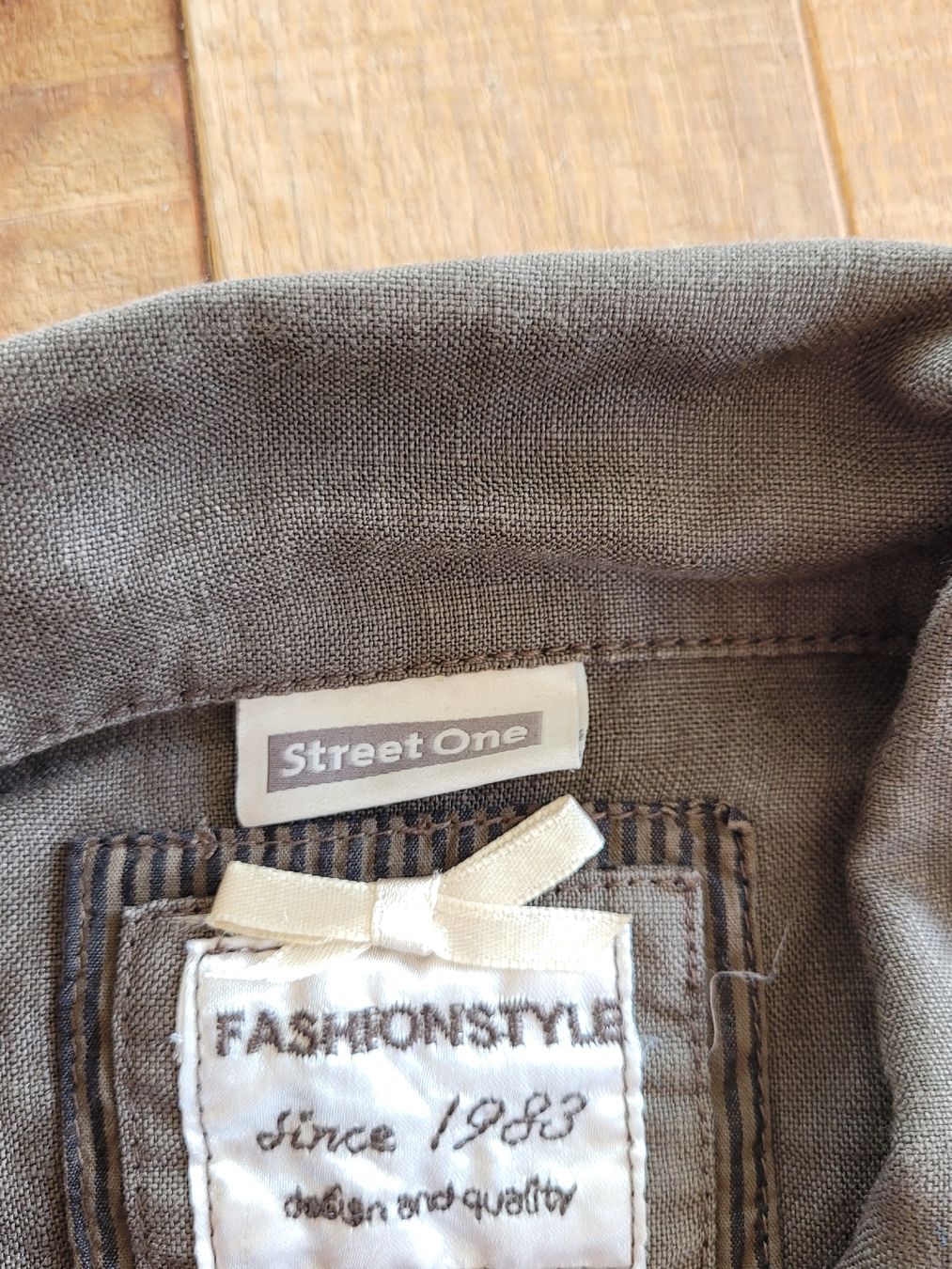 Jacken: Braune  Leinenjacke von "Street One" – Gebraucht aus Richterswil von MANANA_24 2
