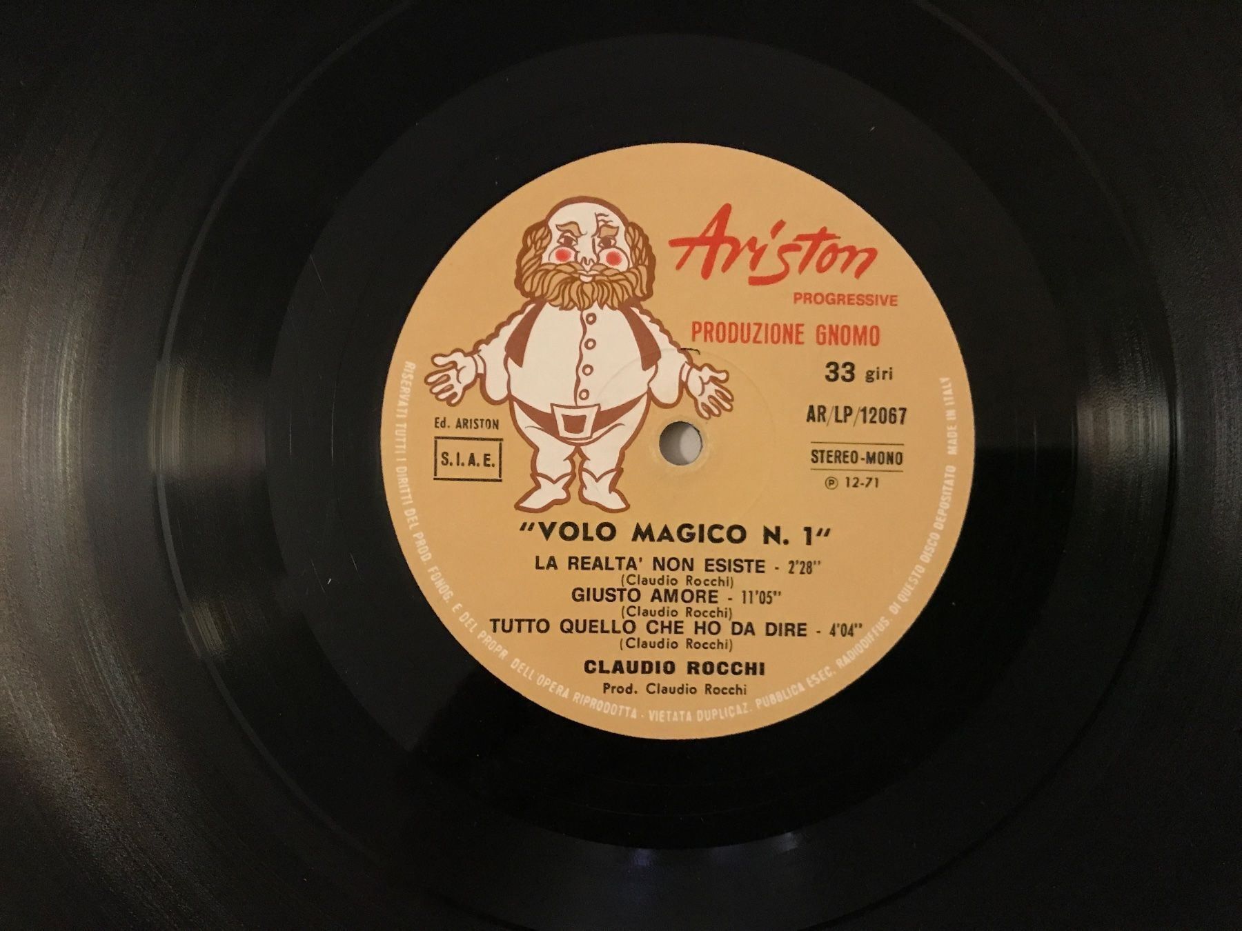 Schallplatten: Claudio Rocchi LP – Gebraucht aus Gutenswil von Hamzian 4