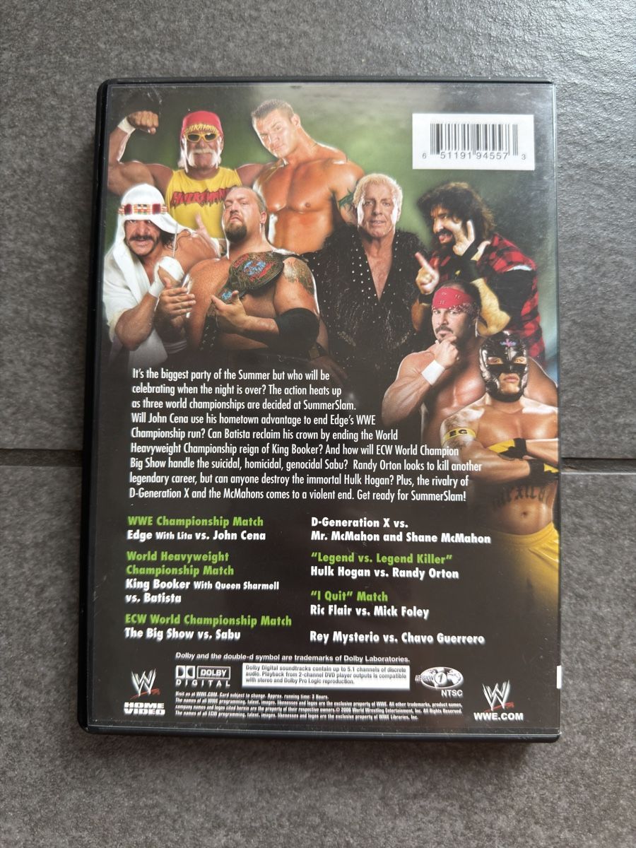 Tutti i DVDs: WWE Summerslam 2006 DVD – Usato da Zürich venduto da cENS0R 1