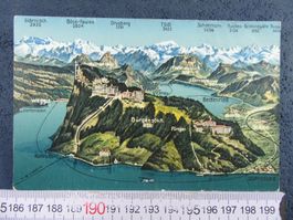 BÜRGENSTOCK FÜRIGEN STANSSTAD PANORAMA AK ONW