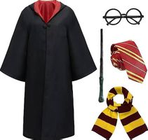 HarryPotter Gryffindor Umhang Krawatte Schal Zauberstab NEU