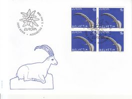SBK 972 im 4er-Block FDC