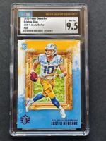 Justin Herbert RC Gridiron Rookie Kings Pink CSG 9.5