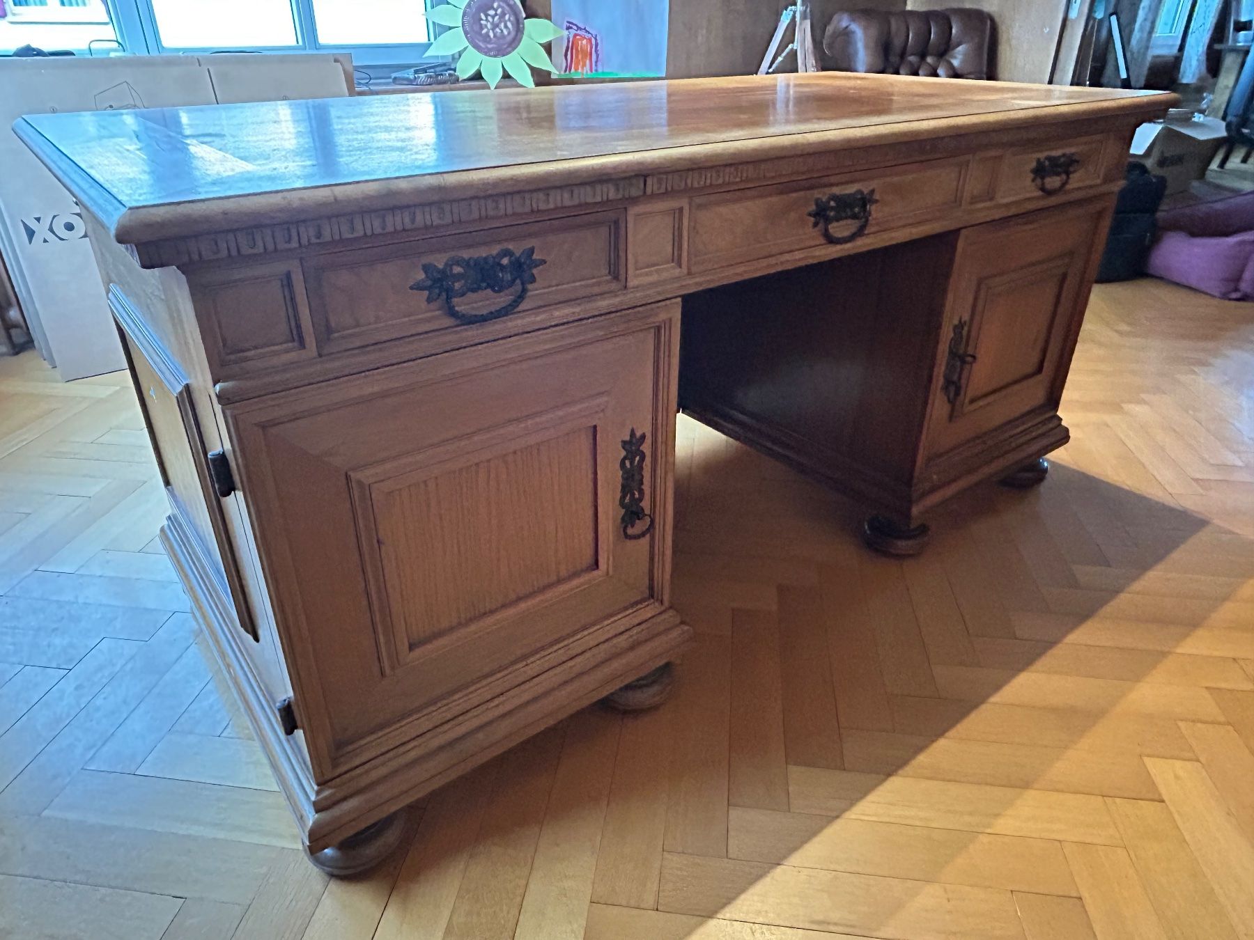 Scrivanie: Antiker Schreibtisch aus Holz – Usato da Steinen venduto da gar_s6dt