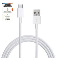 USB A Ladekabel 1m weis USB C Kabel  für Handy , iPad