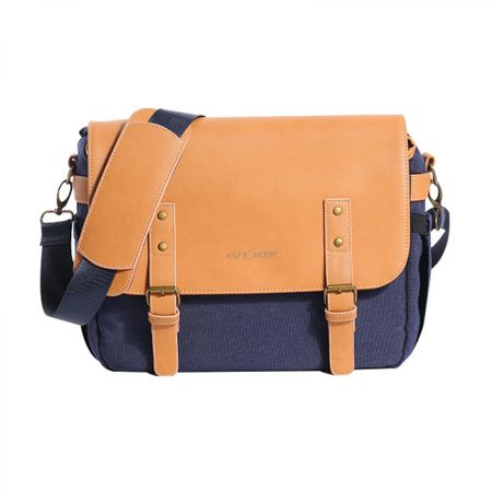 K&F Concept Camera Shoulder Bag Urban Wander 04 Blue+Orange