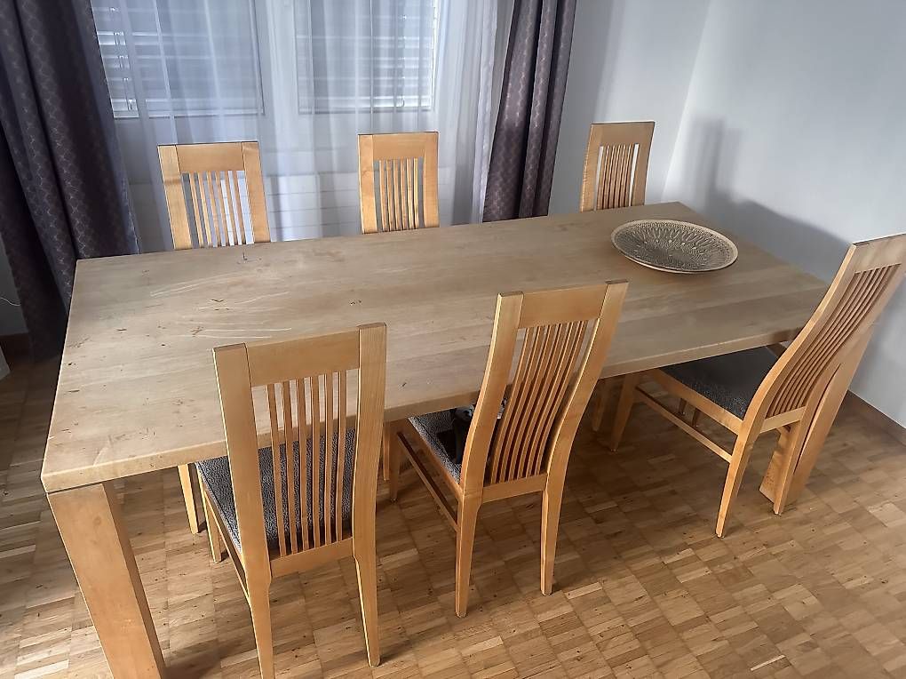 Tables: Esstisch Holz ( Eiche ) – D'occasion à Diepoldsau par sim_8mcg 1