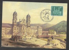 Maximumkarte Nr. 393 Einsiedeln Papstbesuch 1984