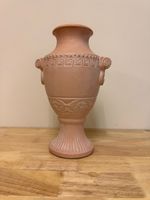 Terrakotta Amphore / griechische Dekovase mit Henkel