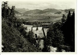 Einsiedeln - Etzelwerk - Staumauer mit Seegebiet
