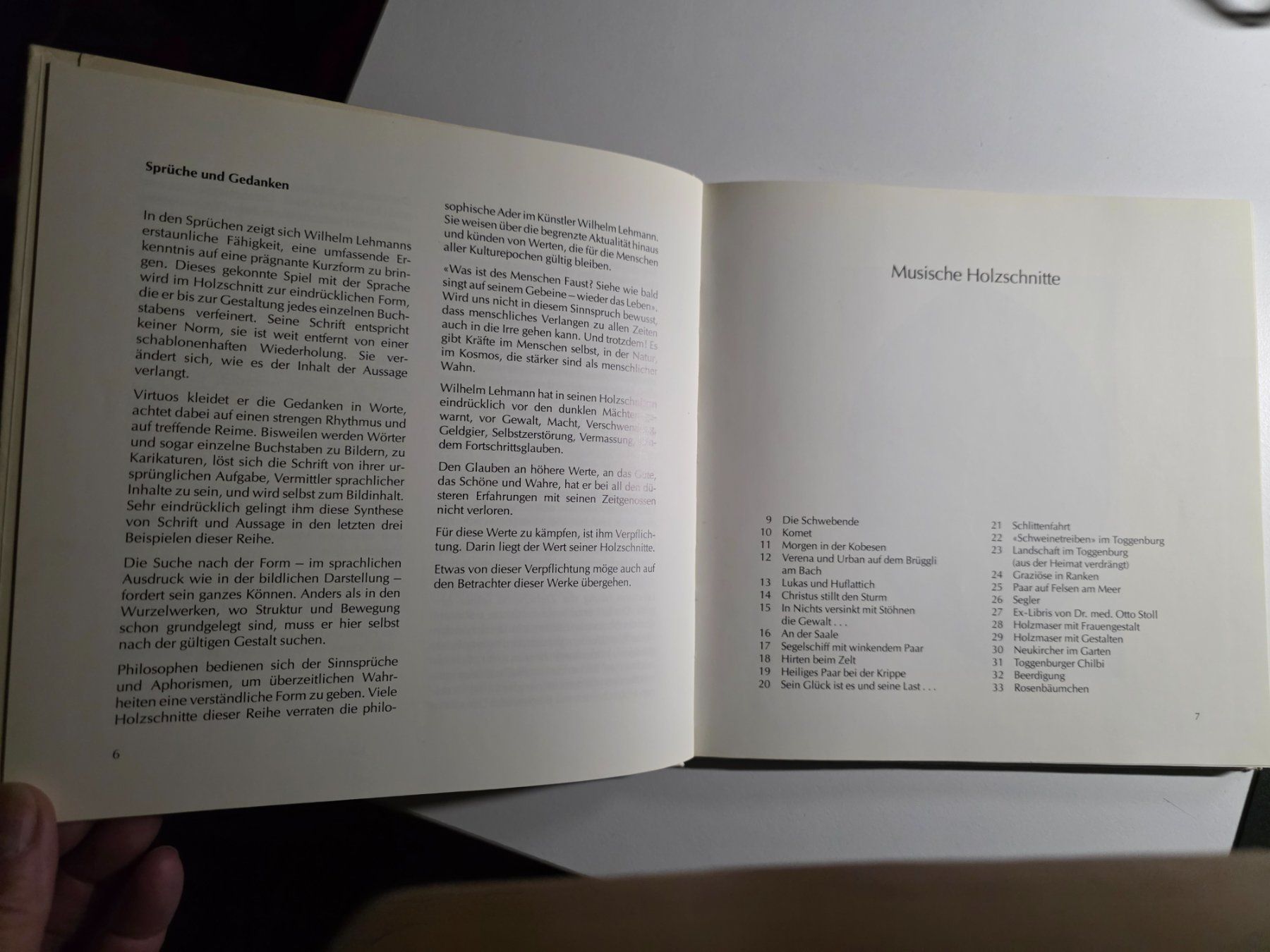 Libri: Wilhelm Lehmann - Holzschnitte - 1991 Bischofszell – Usato da Walterswil BE venduto da Lonitti 2