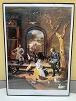 Poster jan Steen "Il cortile del pollame" (1660) 50x70cm