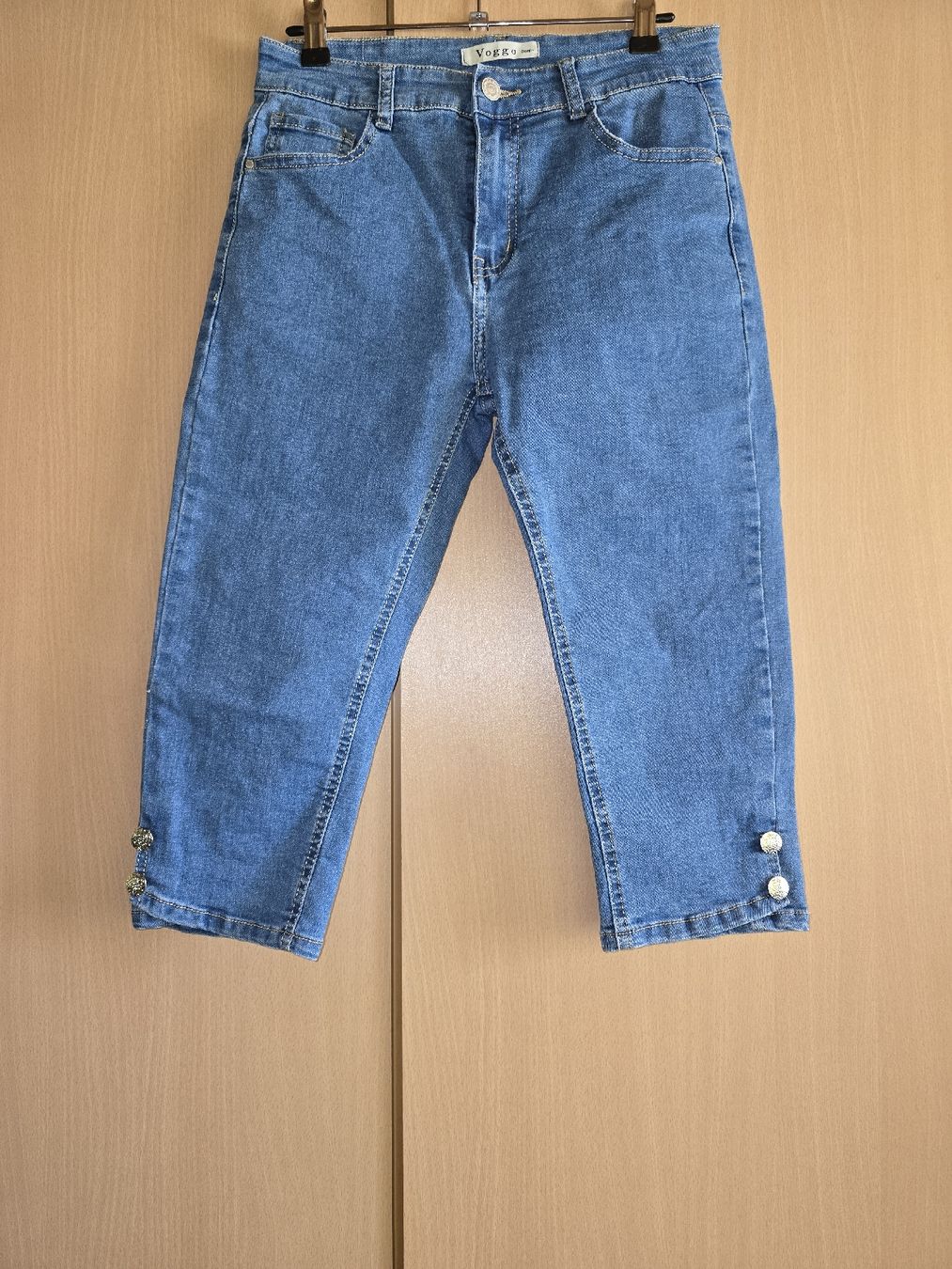 Jeans: Short Jeans 3/4 corsaire, T.38 – Neuf (Voir description) à La Neuveville par Diamise