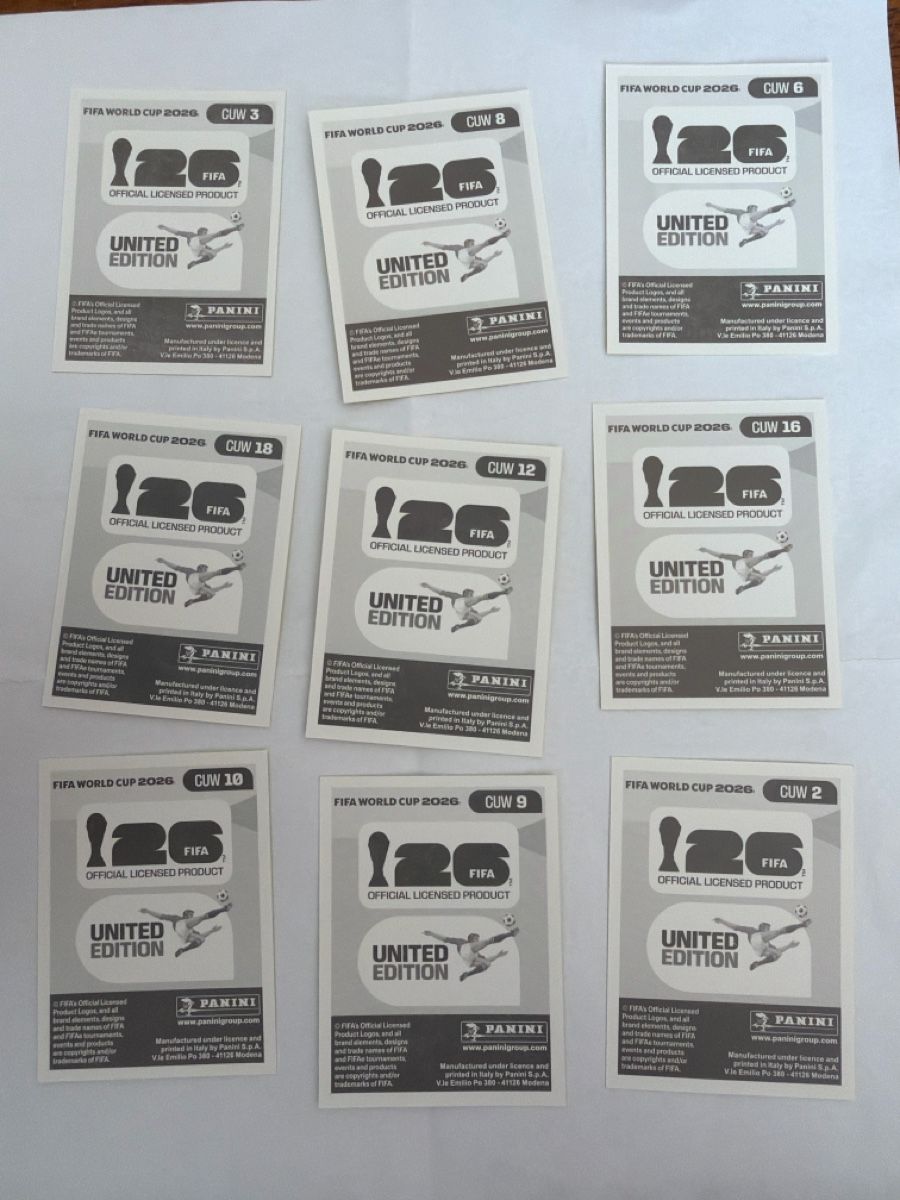 Panini Carte collezionabili: Panini 2026 Lot de carte CUW – Nuovo (secondo la descrizione) da Pensier venduto da swerrmich 1