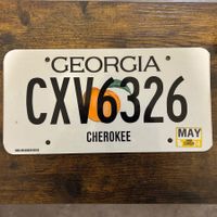 🇺🇸 U.S. Autoschild - Georgia CXV6326 - ORIGINAL