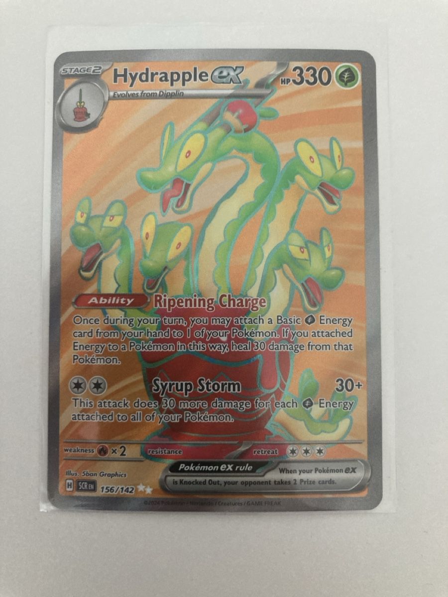 Pokémon Carte collezionabili: Hydrapple ex 156/142 EN – Nuovo (secondo la descrizione) da Wohlen AG venduto da Liridon22