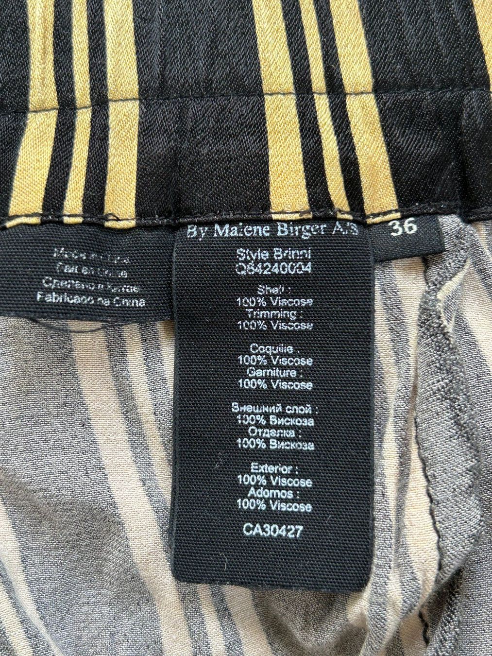 Malene Birger Pantaloni: BY MALENE BIRGER / Hose (Gr.36) – Usato da Dietlikon venduto da Mankai 3