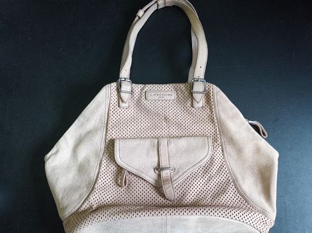 Liebeskind Berlin Handtasche Leder beige gross