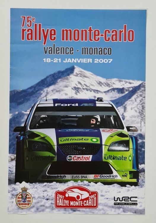 PLAQUE ALU REPRODUISANT UNE AFFICHE ALPINE RENAULT RALLYE 42 EME MONTE