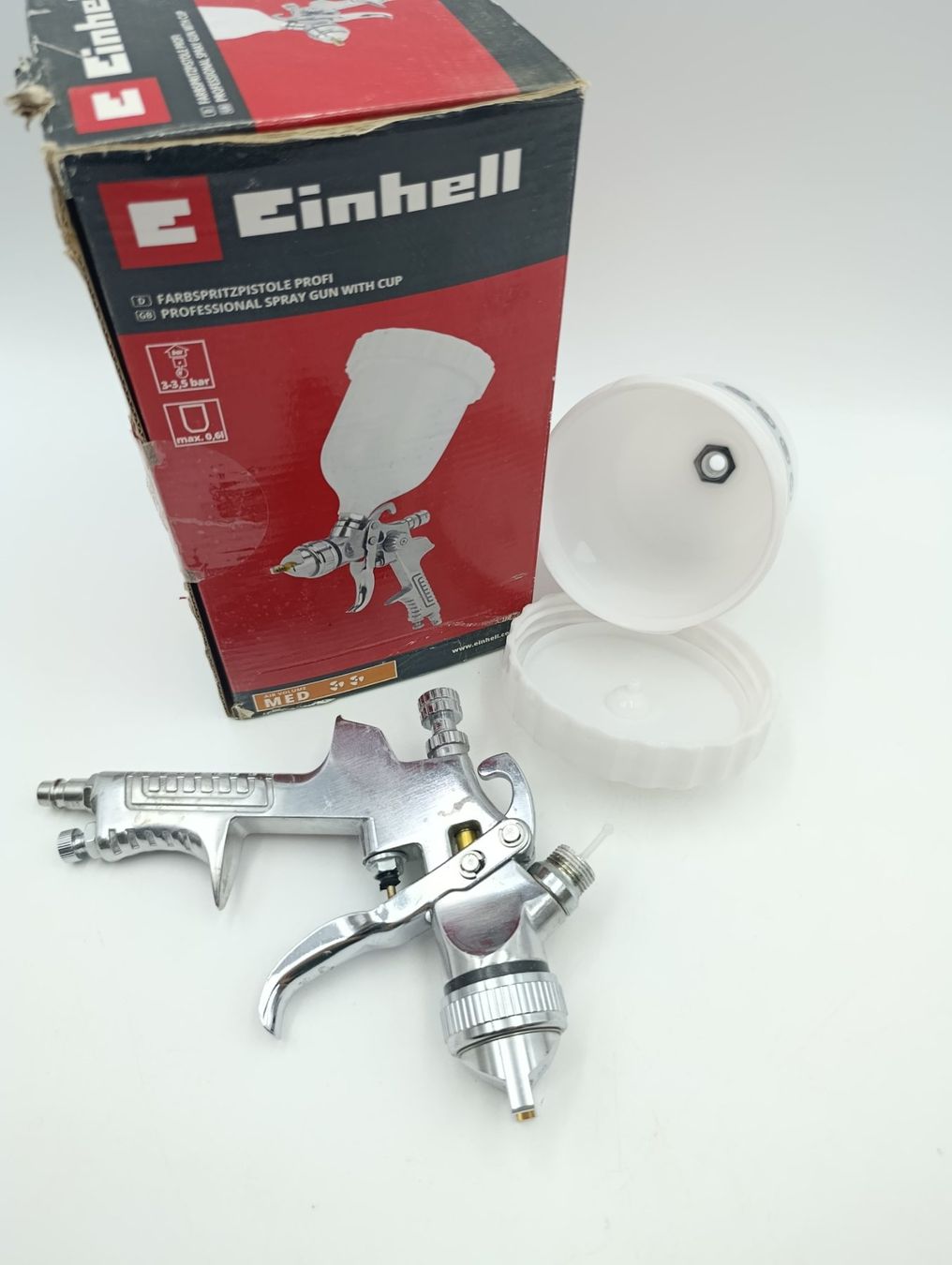 Einhell Tutti gli attrezzi: Einhell Farbspritzpistole Profi mit Becher – Usato da Wil SG venduto da Donaldus 2