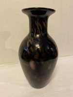 Elegante schwarze Vase mit Golddekor 🏺