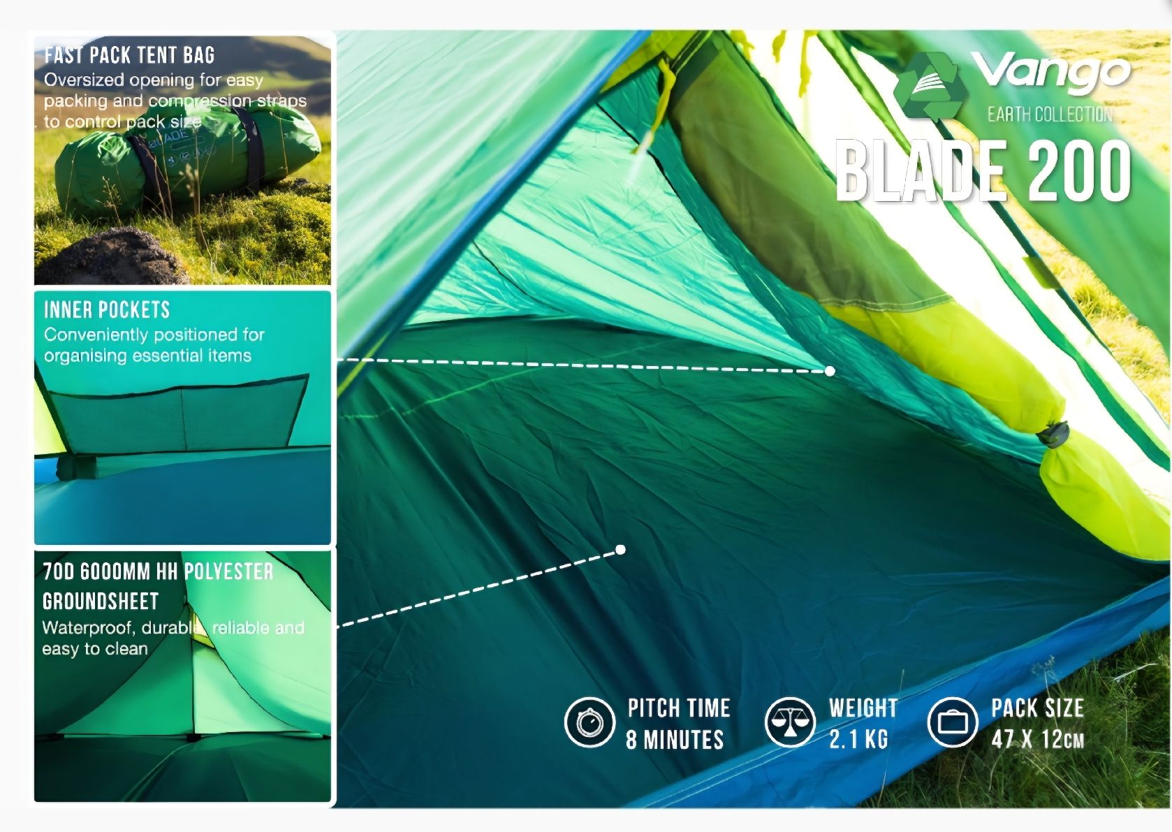 Vango Zelte: Vango Blade 200 Tent – Gebraucht aus Thun von remyi 4