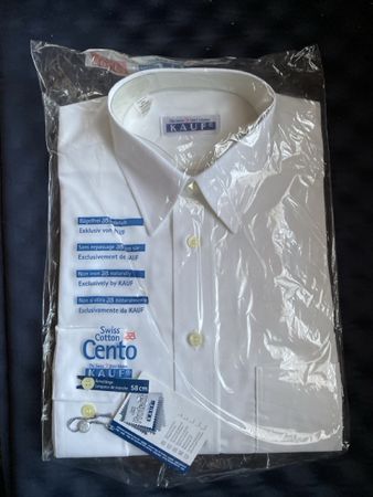 Zwei neue Herrenhemden, Grösse 38 von The Swiss Shirt Maker