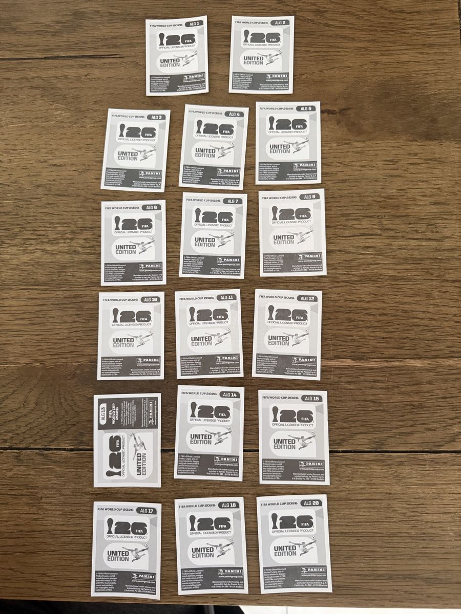 Panini Carte collezionabili: FIFA World Cup 2026 Stickers, Diverse Algerien – Nuovo (secondo la descrizione) da Seengen venduto da Gegu2 1