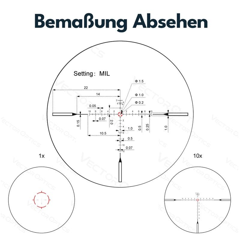 Schweizer Armee Armi bianche: Zielfernrohr Vector Optics Continental x10 1-10x28FFP ED – Nuovo e nell'imballaggio originale da Emmen venduto da Pat-LU 2