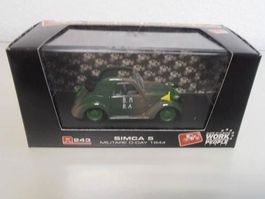 Simca 5, Militare D-Day 1944, Brumm,1:43