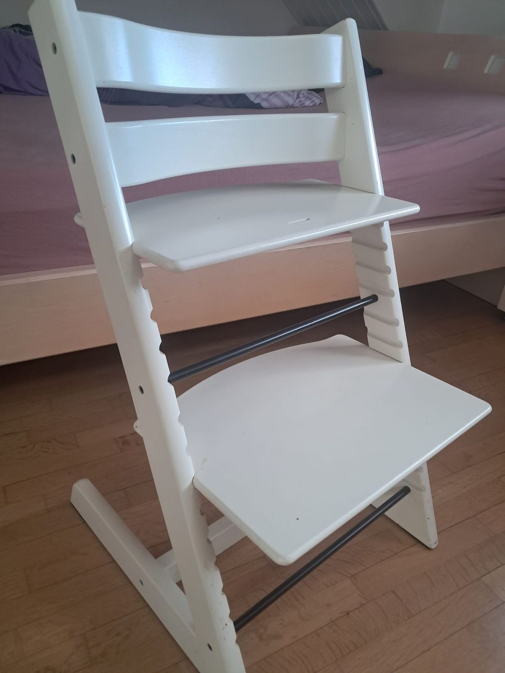 Seggioloni: Tripp Trapp Hochstuhl Weiss gebraucht – Usato da Schwerzenbach venduto da Charming82 1