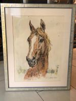 Lithographie Pferd F. Hug 241/ 250
