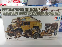 British 25pdr Field Gun - Quad Gun Tractor