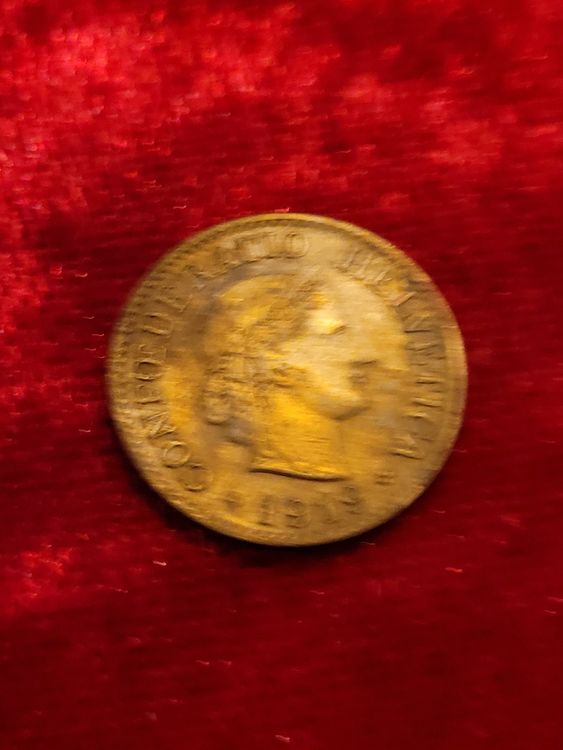 Tutti le monete: 10 Rappen 1919 messing – Usato da Neuenkirch venduto da majortom30