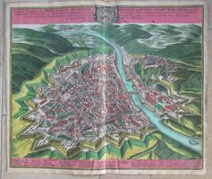 Würzburg Kupferstichkarte 1725