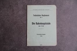 die Raketenpistole Rp 17/38, Tech. Reglement T 9