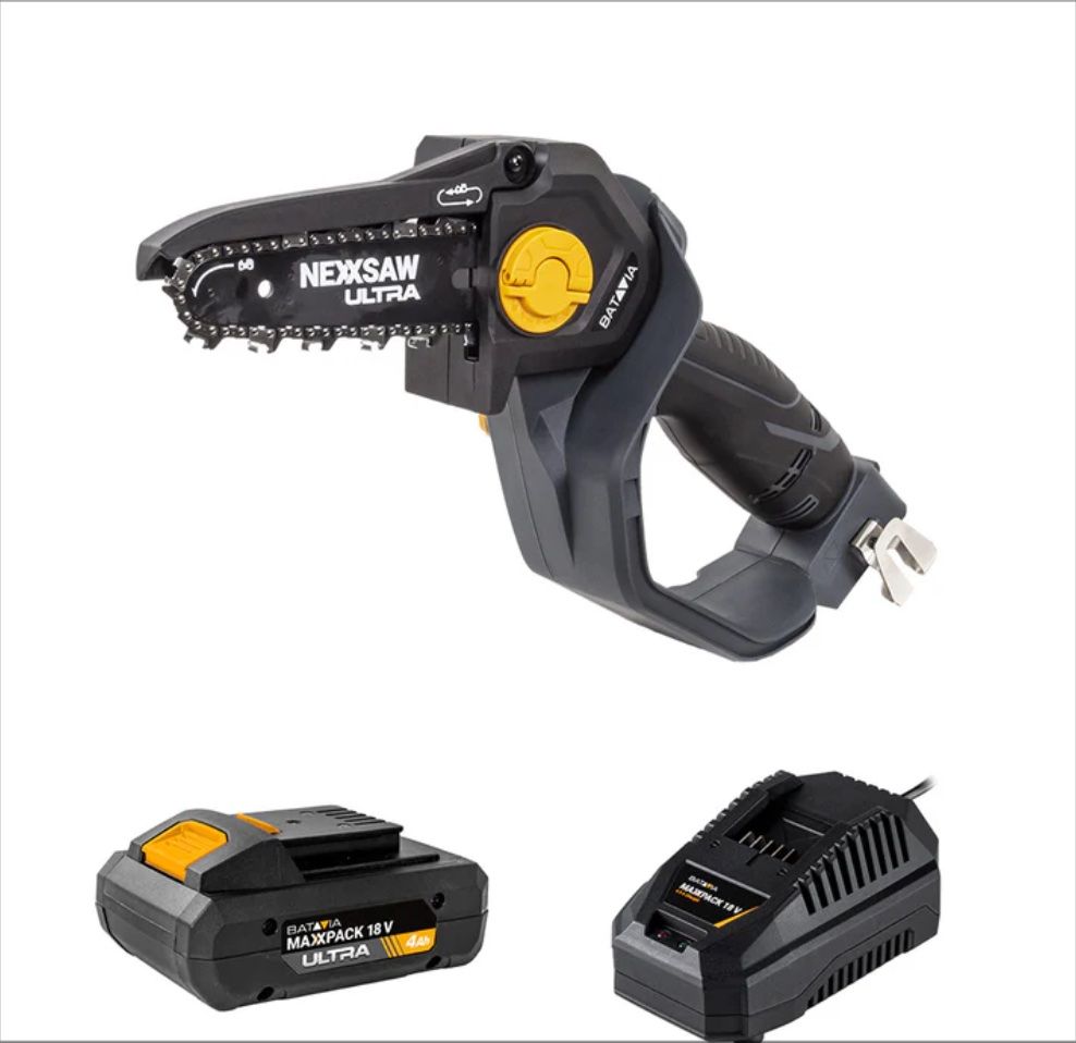 Seghe: 18 Volt  Einhand Akku-Kettensäge /  Brushless 7'' – Nuovo e nell'imballaggio originale da Solothurn venduto da Bulldog 2
