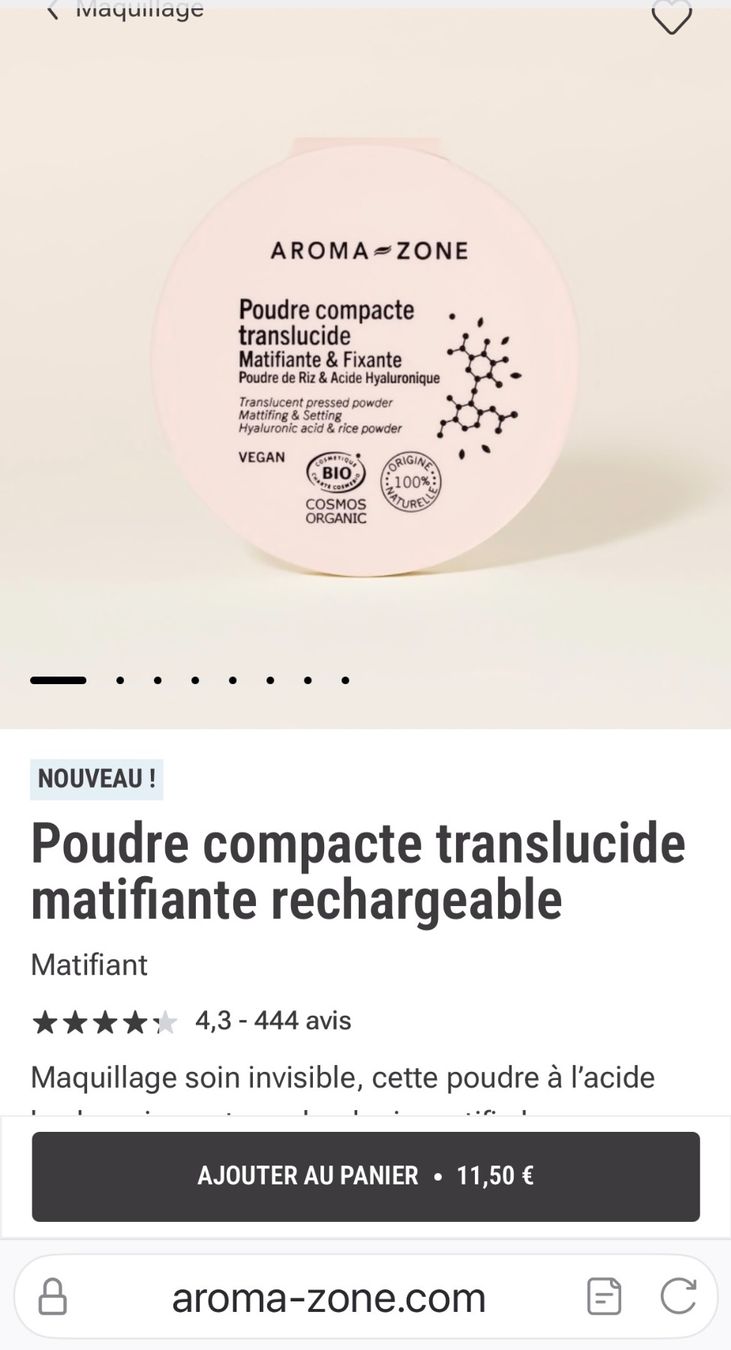 Make-up: Poudre matifiante Aromazone – Nuovo e nell'imballaggio originale da Bulle venduto da ste_t2ng 2