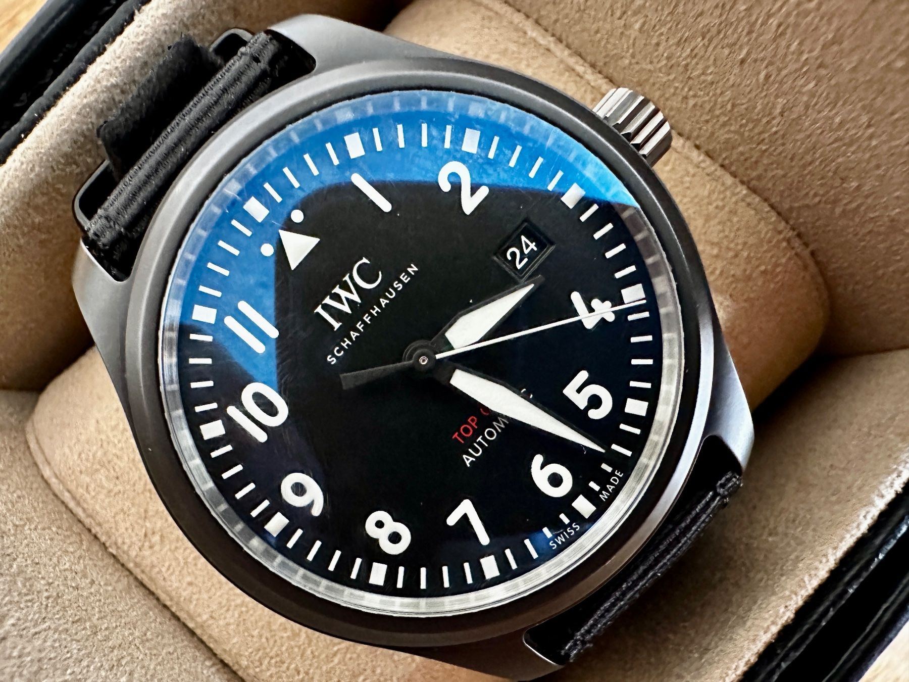 IWC Orologi: IWC Pilot Top Gun Pilot Ceramic IW326901 Full-Set – Nuovo (secondo la descrizione) da Matten b. Interlaken venduto da cour13 3