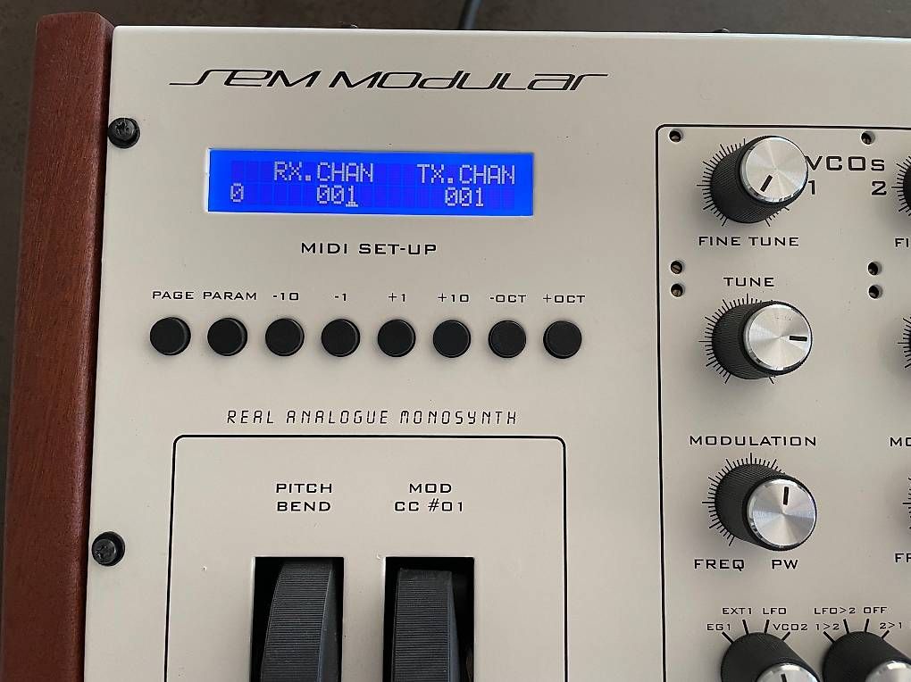 Strumenti musicali: Analog Solutions Telemark - (Oberheim SEM Stil), neuwertig – Nuovo (secondo la descrizione) da Kaltbach venduto da Balmung02 1