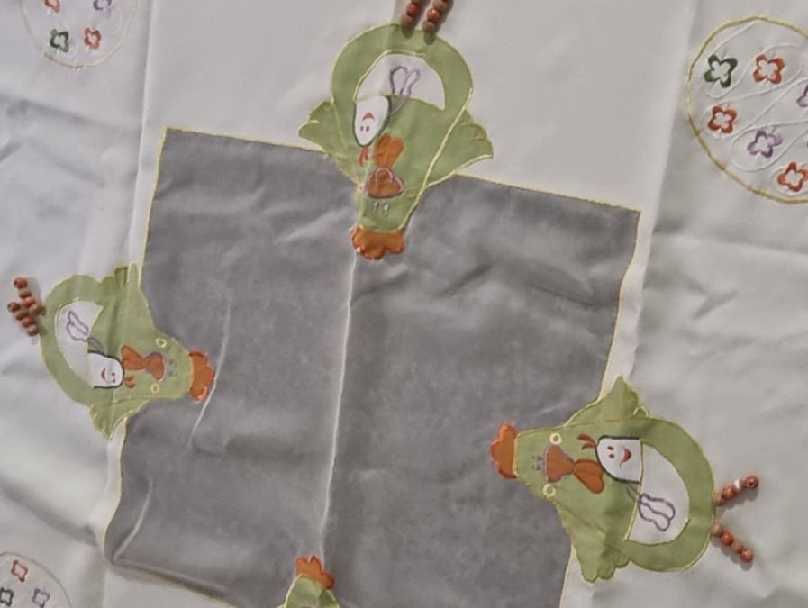 Altra biancheria da tavola: Tischdecke 85 x 85 cm bestickt – Nuovo (secondo la descrizione) da geroldswil venduto da Gumball1 1