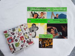 Vintage "Vinyl-Schallplatten" aus den 1950/1960er Jahren