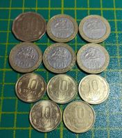 11 Münzen aus Chile