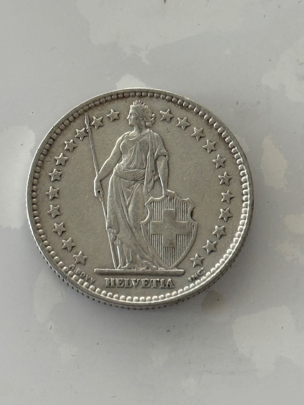 Tutti le monete: 2 Franken 1937  Rar – Usato da Wallisellen venduto da SWISS_SILVER1
