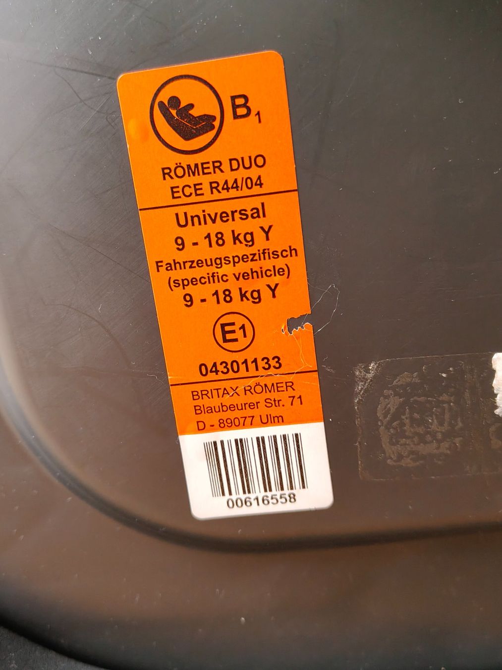 Britax Römer Seggiolini per auto: Kindersitz Römer Duo Isofix – Usato da Thun venduto da rundumadumli 4