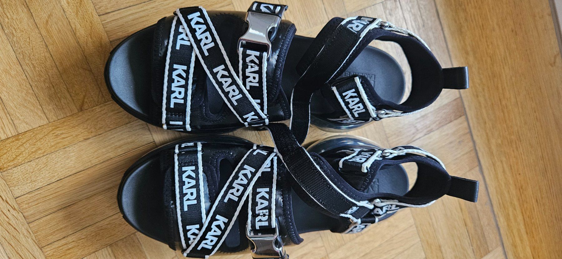 Karl Lagerfeld Scarpe da donna: Karl Lagerfeld Sandalen Gr.40 – Usato da Basel venduto da Ricardo.adela24