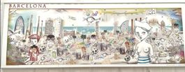 Barcelona Bild Kunstdruck - Gastón Liberto