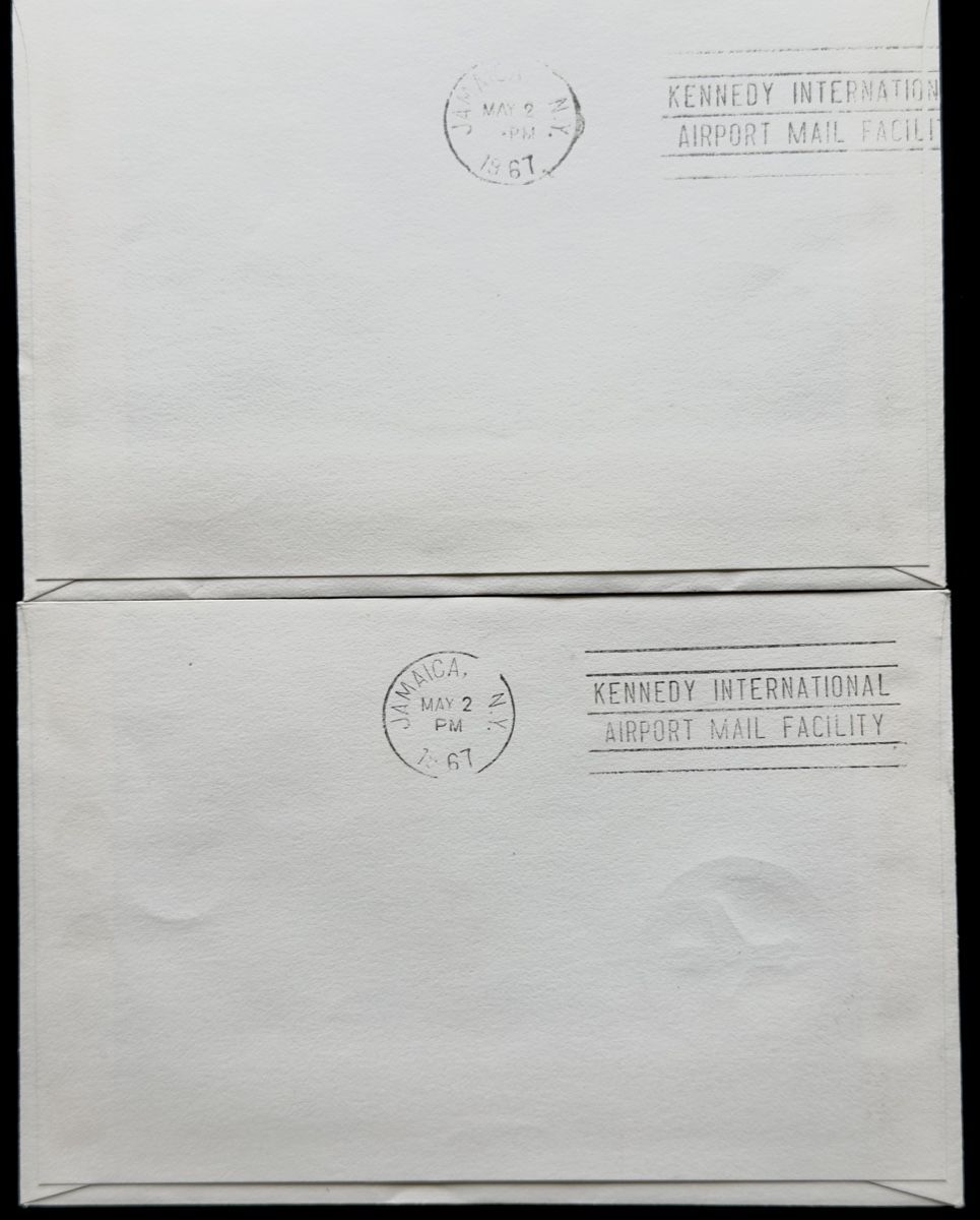 Alle Briefmarken: Flugpost Swissair 02.05.1967 – Gebraucht aus Glattbrugg von Artos67 1