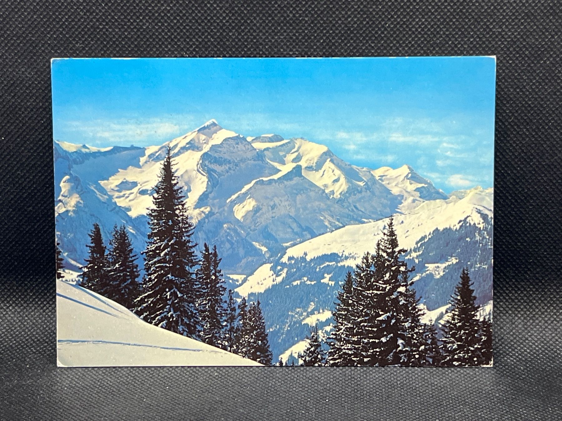 Cartoline postali: Gstaad-Wispillen Oldenhorn, Diablerets – Usato da Widnau venduto da Brusi9