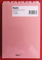 Biella Kartei-Leitkarten A - Z, im Format A5 hoch, Rouge